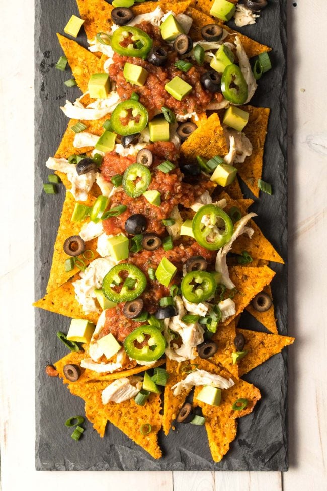 Sheet Pan Chicken Nachos