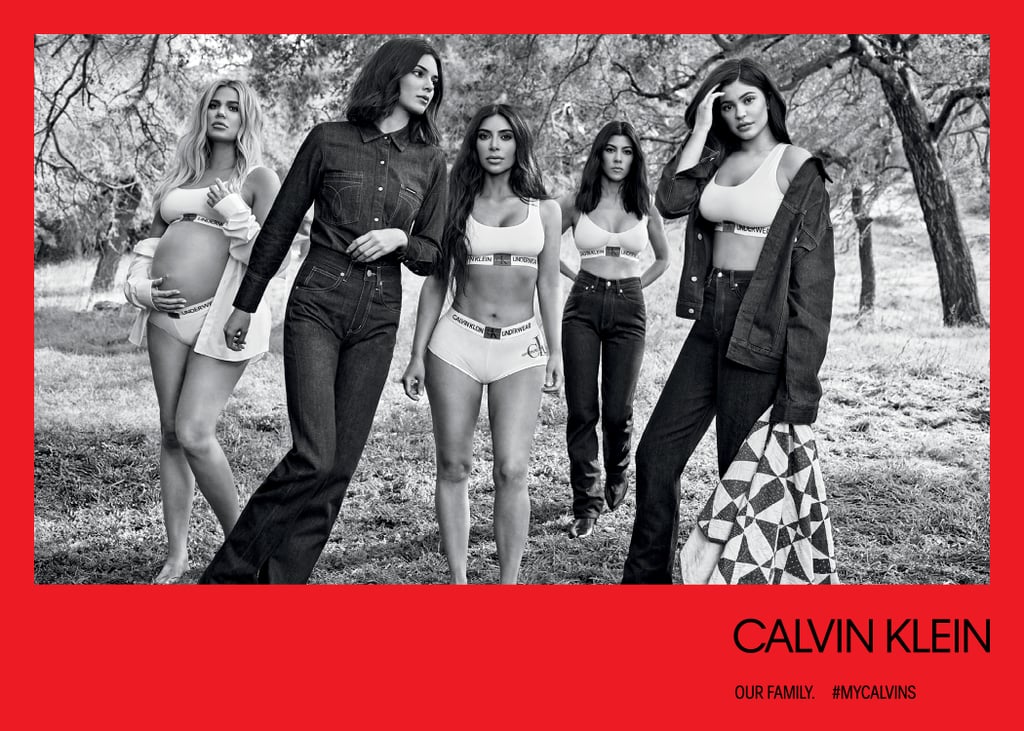 And the Kardashian-Jenners made waves in the Fall 2018 denim and underwear ad.