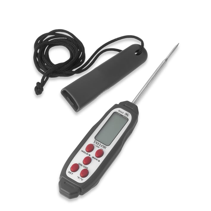 The grill master at neighborhood barbecues has to juggle a lot of different things during the party, so make his life easier with an outdoor meat thermometer ($20).