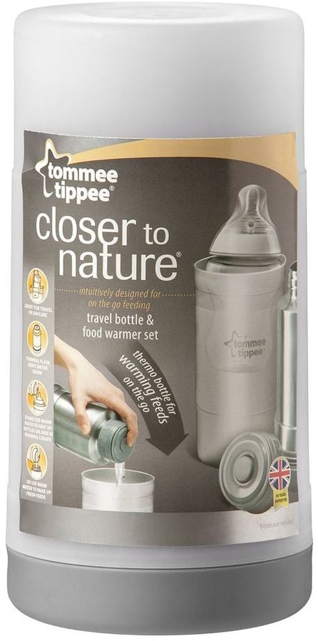 Tommee Tippee Closer to Nature Travel Bottle and Food Warmer Set