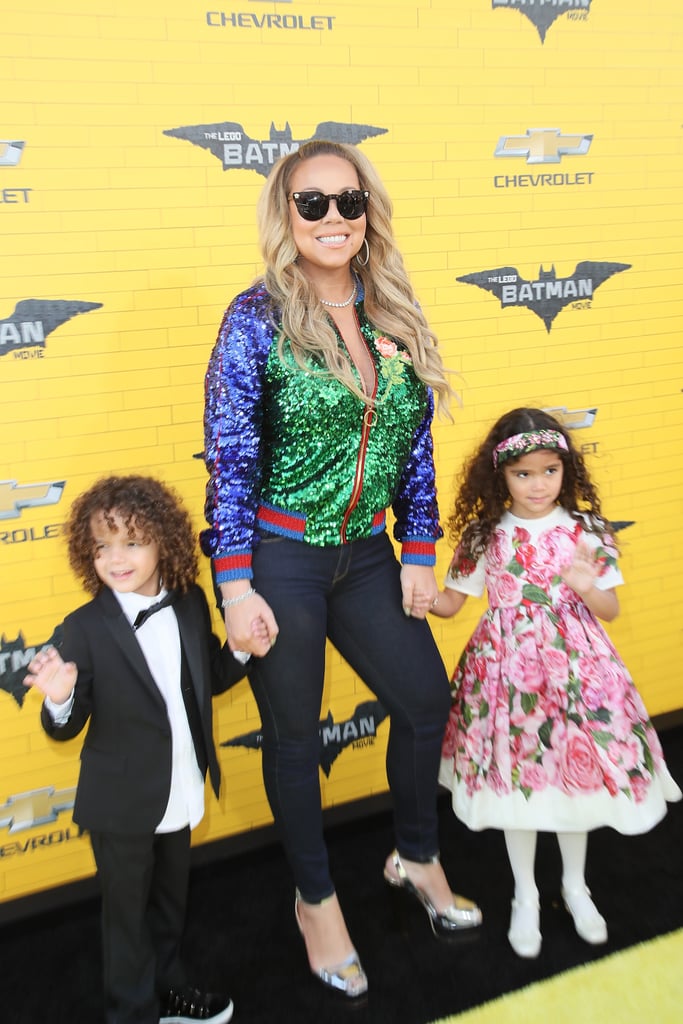 Mariah Carey and Her Kids at the Lego Batman Movie Premiere