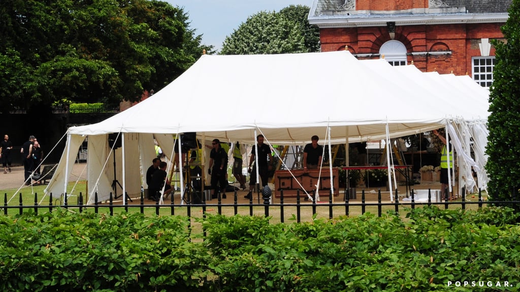 Preparations at Kensington Palace For Nicky Hilton's Wedding