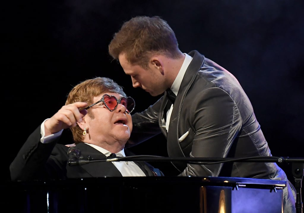 Elton John And Taron Egerton Singing Rocketman At Cannes Popsugar Entertainment Photo 18 9184