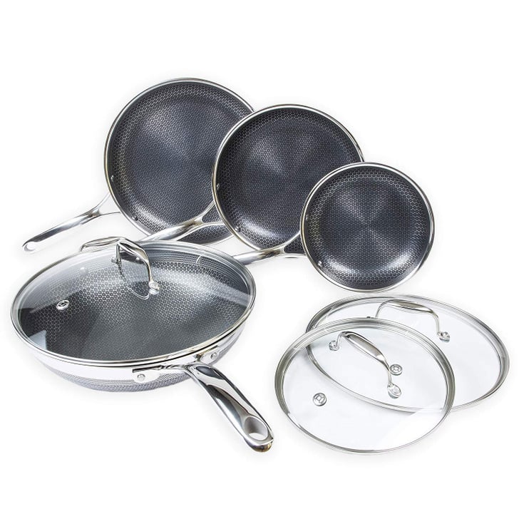 Hexclad Hybrid Nonstick Cookware 7 Piece Set With Lids and Wok Best