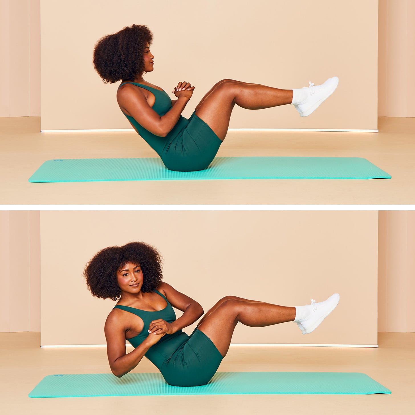 Abdominal Crunches On Mat, Exercise Guide