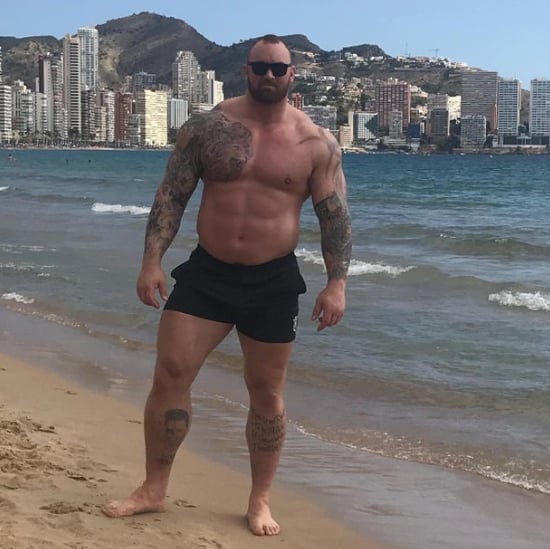 Games of Thrones The Mountain Instagram Photo on the Beach