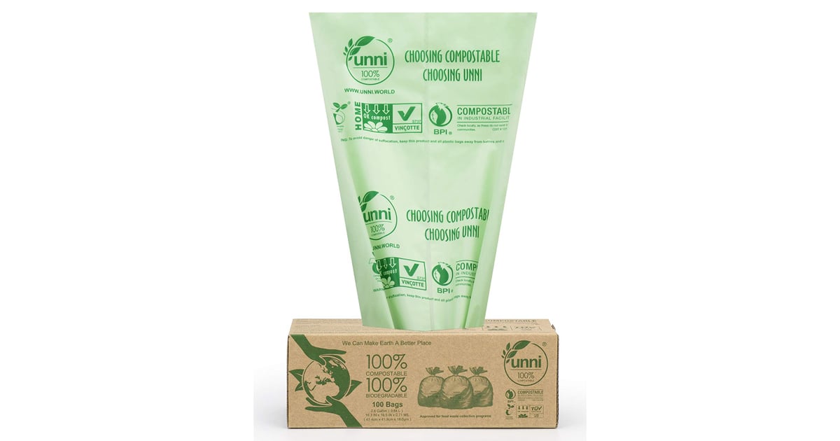 Unni 100 Compostable Bags Best Sustainable Products 2019 POPSUGAR