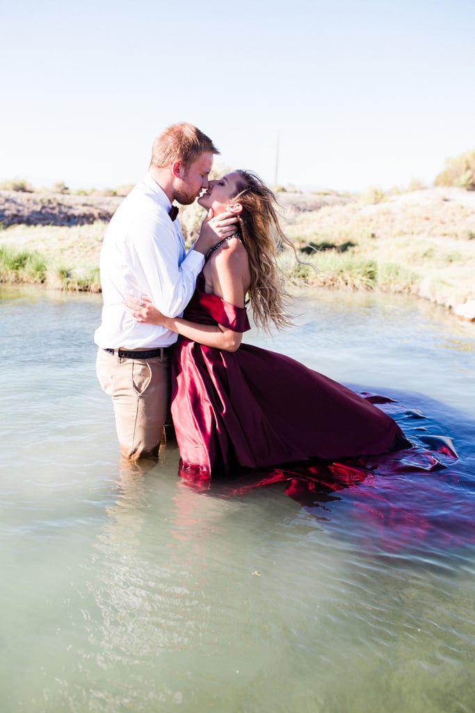 Sexy Desert Engagement Photo Shoot