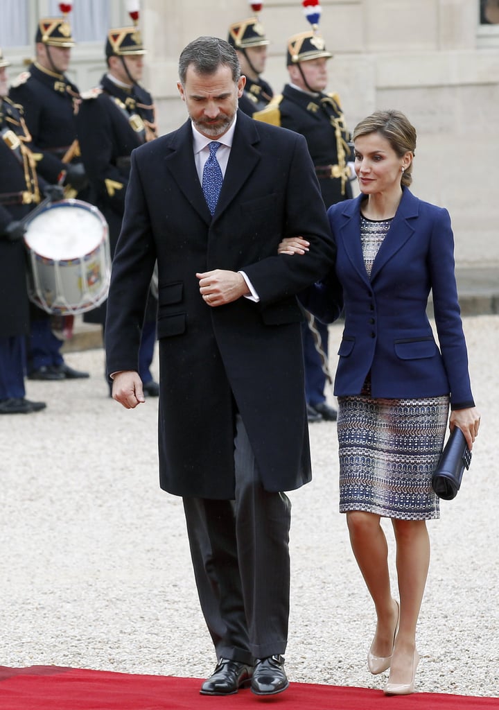 King Felipe VI and Queen Letizia in France March 2015