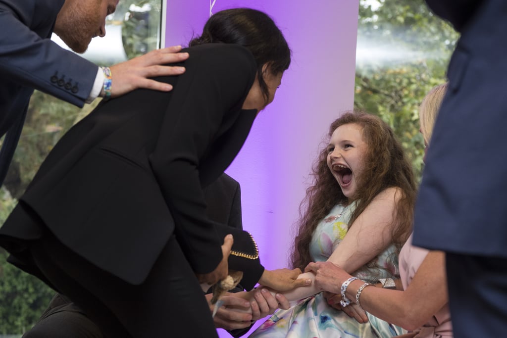 Prince Harry and Meghan Markle PDA at 2018 WellChild Awards