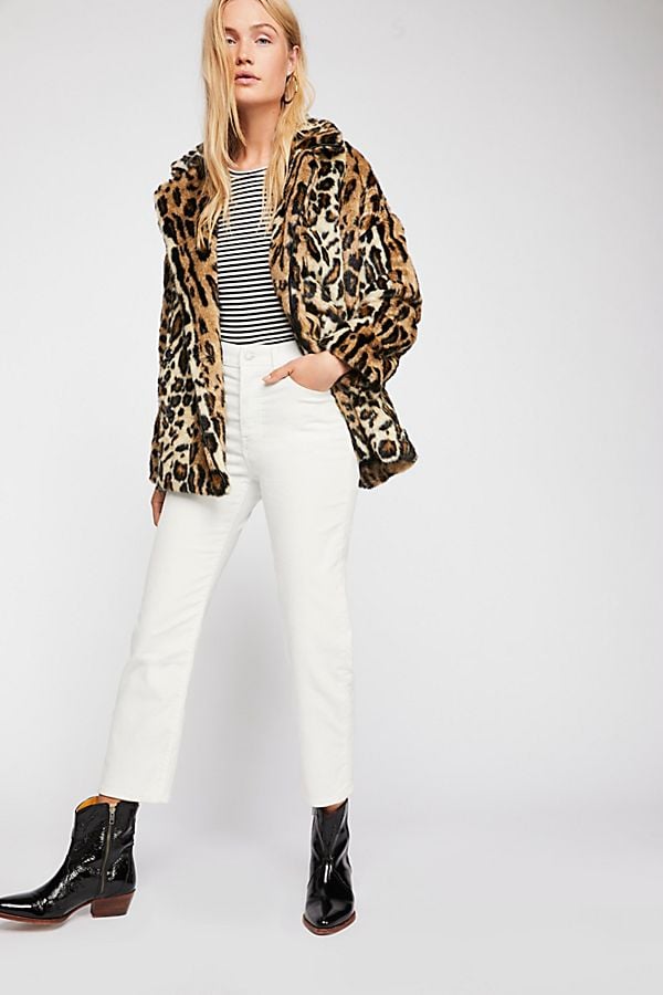 Free People Kate Leopard Coat