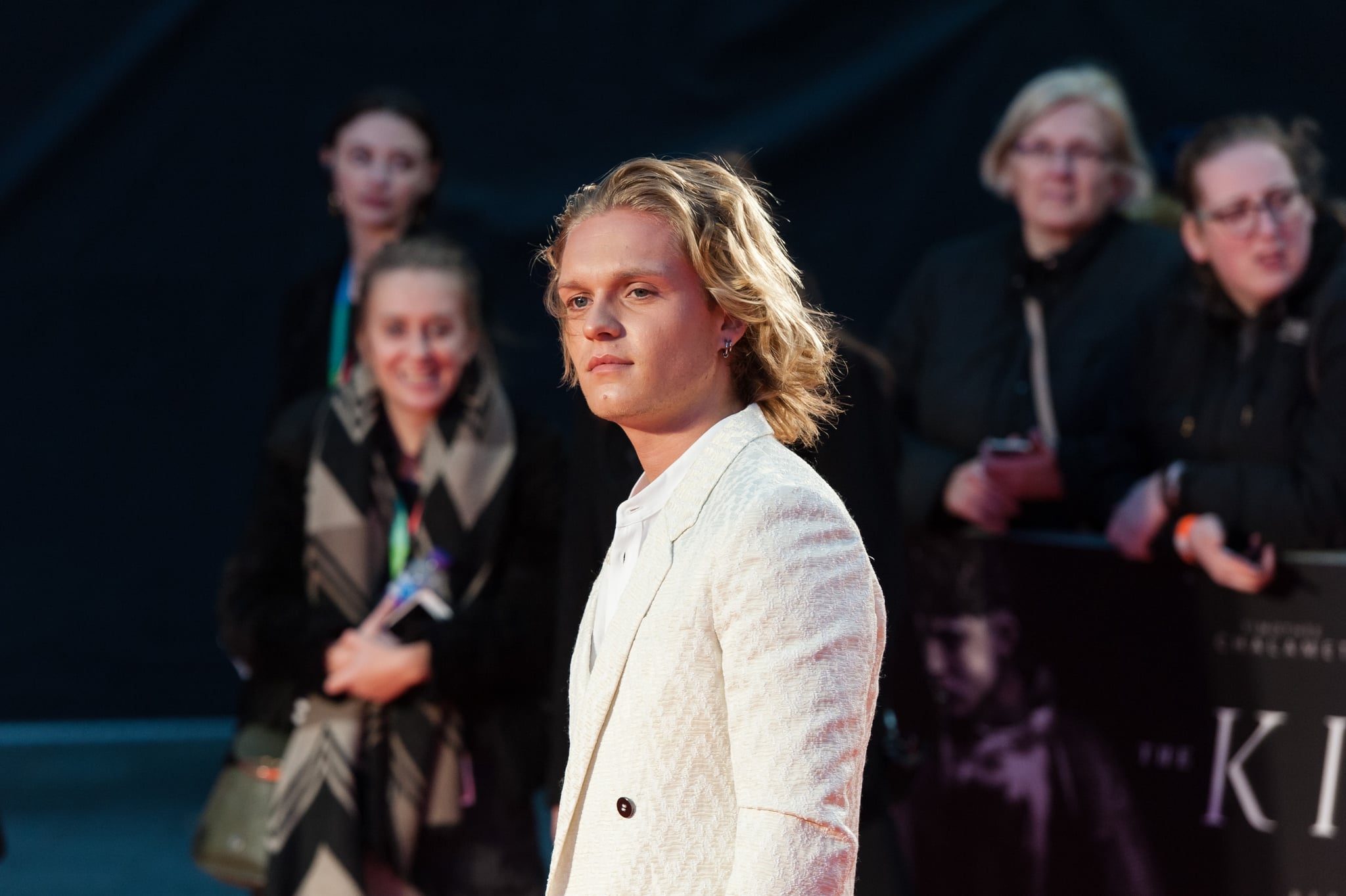 LONDON, UNITED KINGDOM - OCTOBER 03: Tom Glynn-Carney attends the UK film premiere of 'The King' at Odeon Luxe Leicester Square during the 63rd BFI London Film Festival American Airlines Gala on 03 October, 2019 in London, England. (Photo credit should read Wiktor Szymanowicz/Future Publishing via Getty Images)