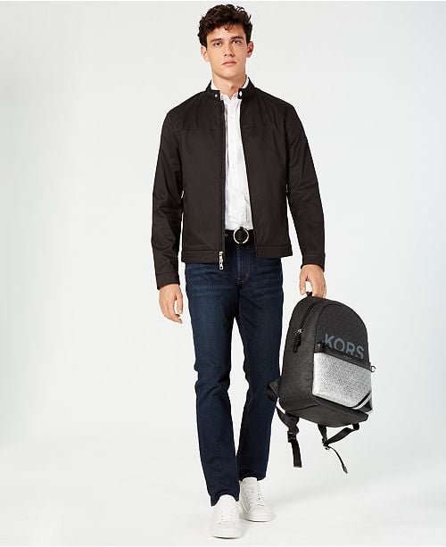 Michael kors top men's racer jacket