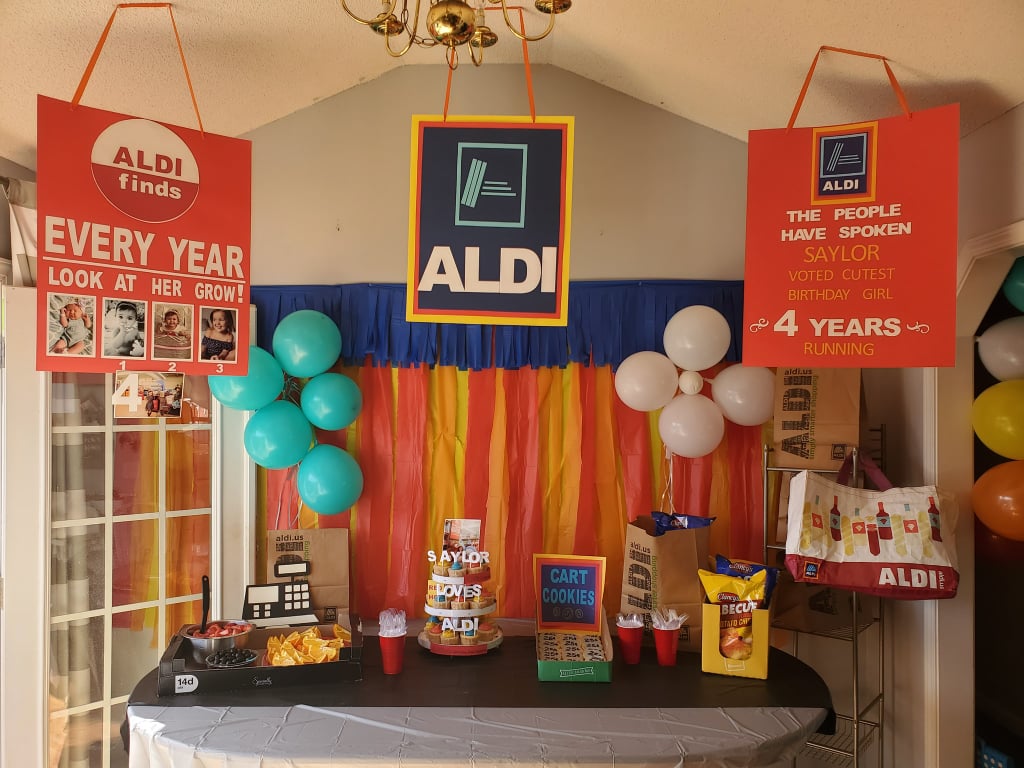 Mom Throws Daughter an Aldi-Themed Birthday Party — Photos