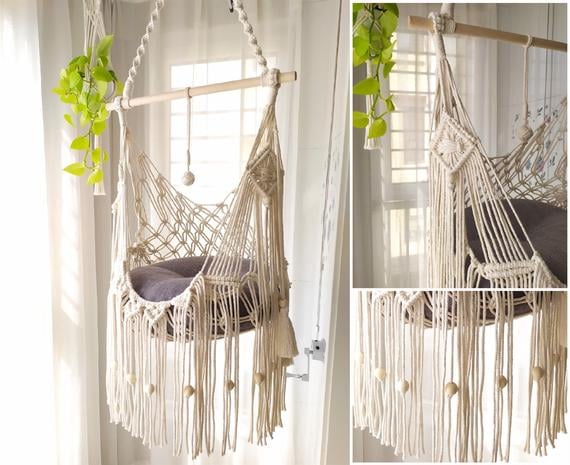 diy macrame cat hammock