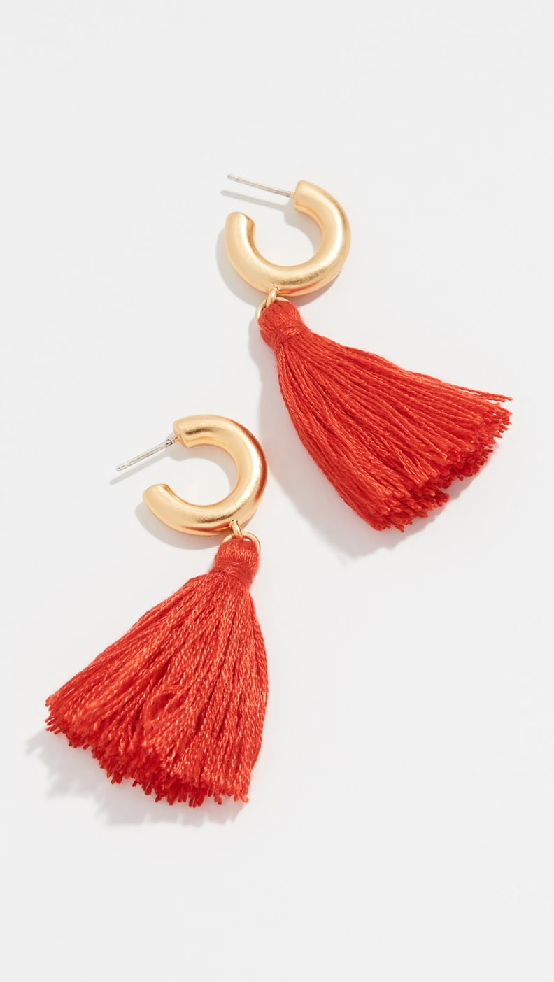 Madewell Lantern Tassel Earrings