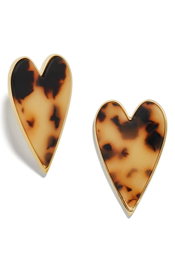 BaubleBar Valentina Heart Stud Earrings