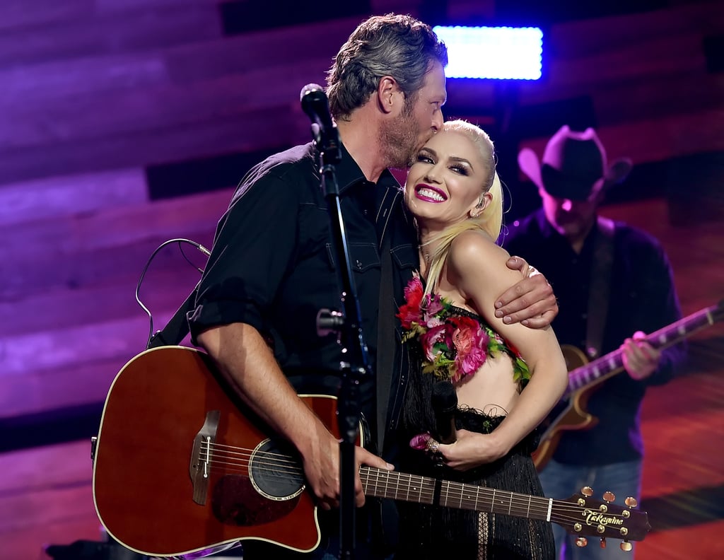 On his feelings toward Gwen: "Here is No Doubt. I like those . . . those guys a lot. One of 'em a lot."
On the "best present" he's ever gotten Gwen: "We got her horse, and I got myself a horse at the same time. Gwen, she loves riding and she loves horses. It's actually so funny that people are so shocked by that, but if you can name me one girl on the planet that doesn't love horses or just think that they are beautiful . . . "
On how their relationship came to be: "It's not something that anybody could have seen coming, besides God, I guess. It doesn't look like it would make sense, you know? But all I can tell you is, it does. It just makes the most perfect sense for us and where we're at in our lives. I tell people all the time, 'Gwen saved my life last year.' She did, and I think she would probably tell you something similar about me."
