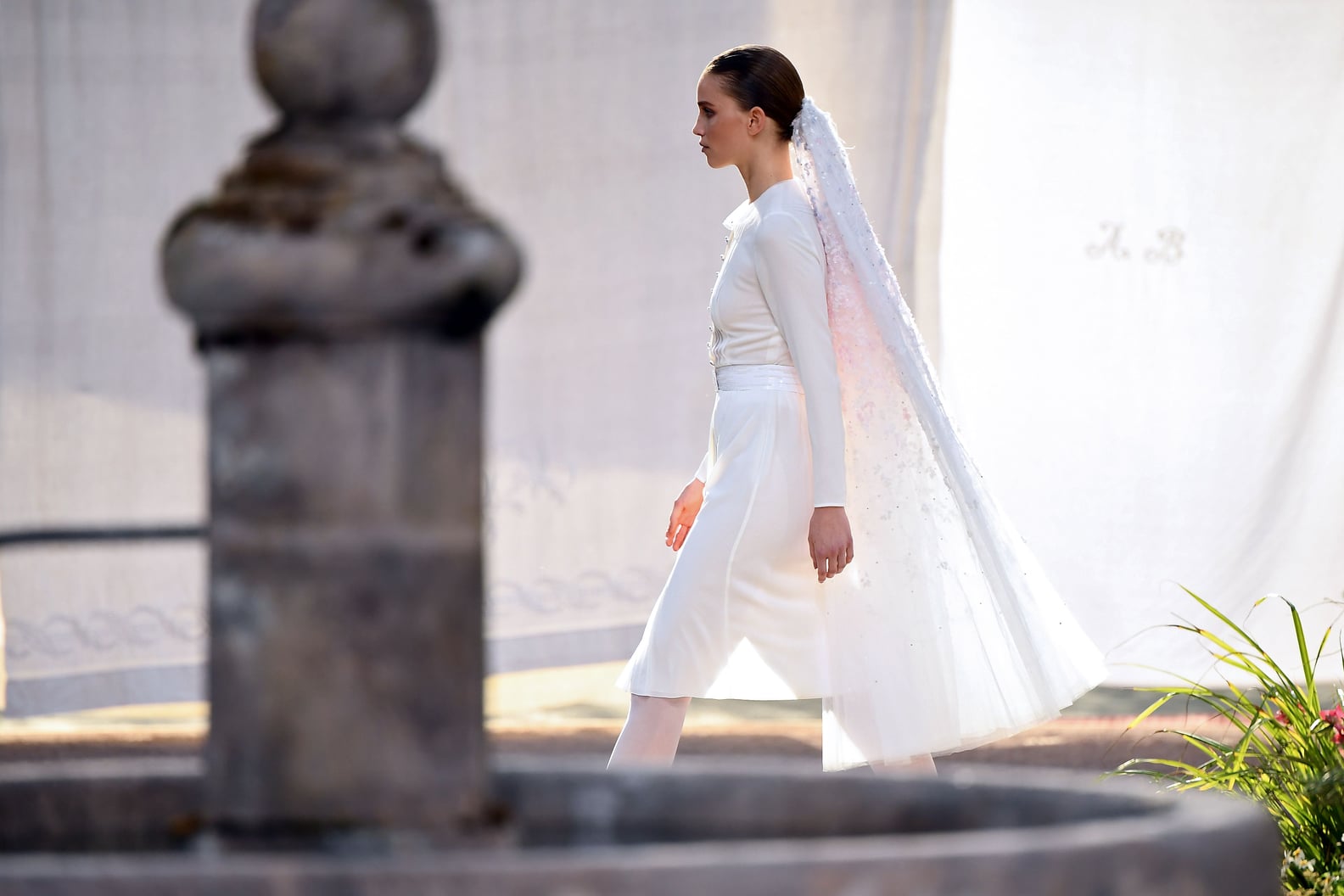 Bridal Looks on the Chanel Couture Spring 2020 Runway | POPSUGAR Fashion
