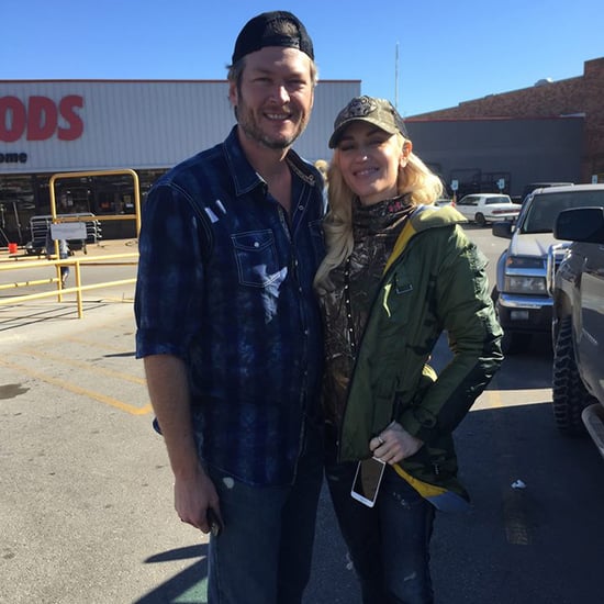 Blake Shelton and Gwen Stefani in Oklahoma December 2015