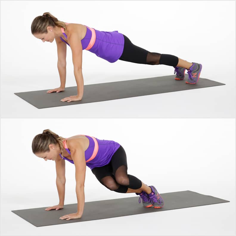 Plank hops exercise store