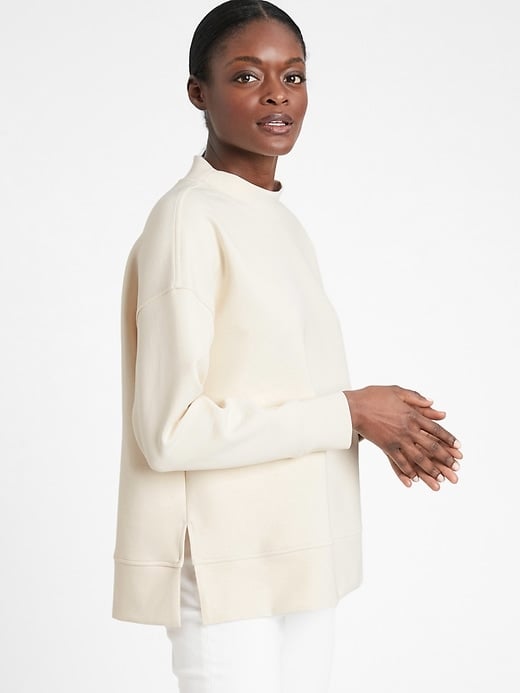 Banana Republic Scuba-Knit Tunic Sweatshirt