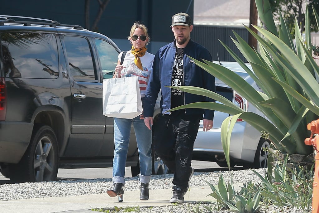 Joel Madden and Nicole Richie Out in LA April 2016