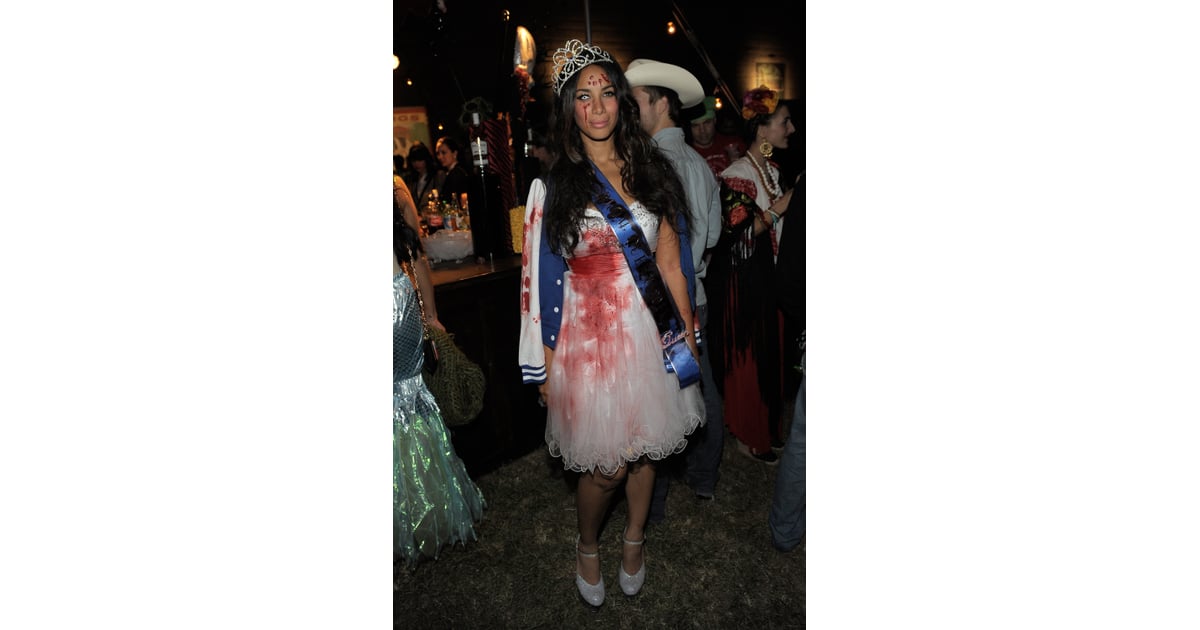 Leona Lewis channeled a promqueen look gone horribly wrong in 2011. Crazy Celebrity Halloween