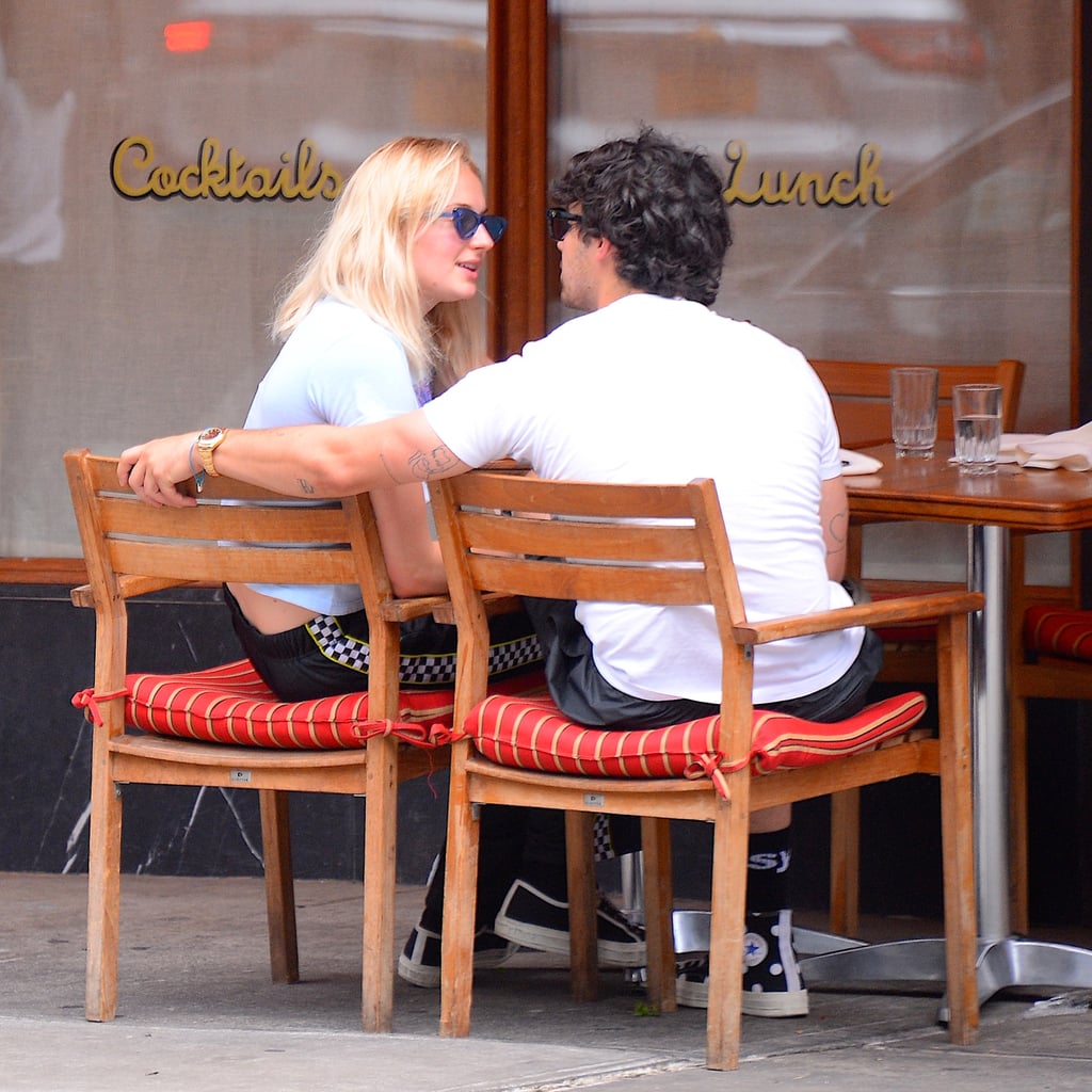 Sophie Turner and Joe Jonas Kiss in New York | August 2018