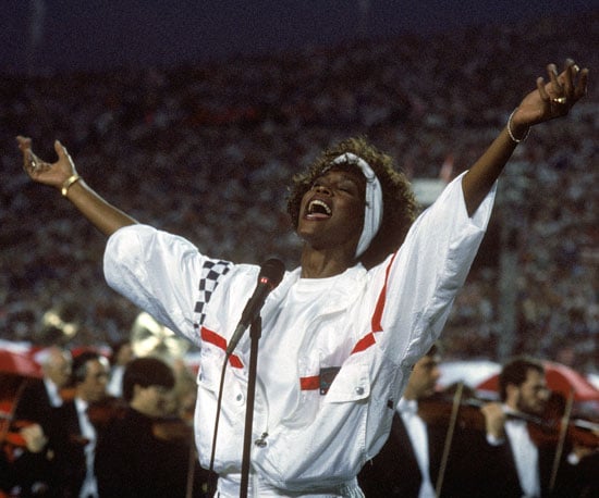 Whitney Houston sang the national anthem in 1991.