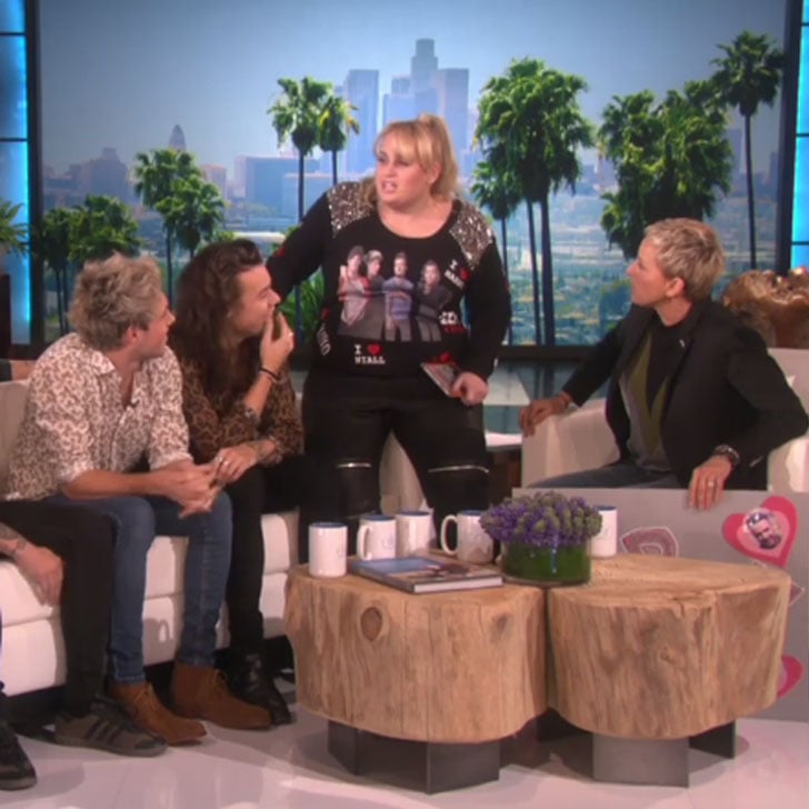 Rebel Wilson New Movie Trailer On Ellen With One Direction Popsugar Celebrity Australia