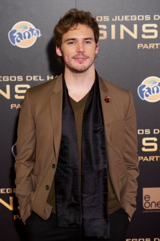 Sam Claflin attended the Madrid premiere of The Hunger Games: Mockingjay Part 1 on Tuesday evening.