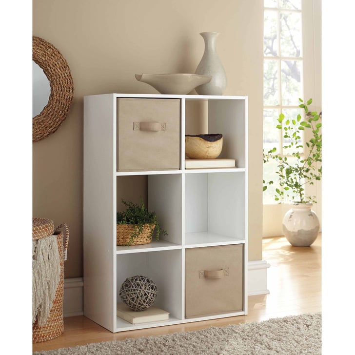 Mainstays 6 Cube Storage Organizer | Best Dorm Furniture | POPSUGAR