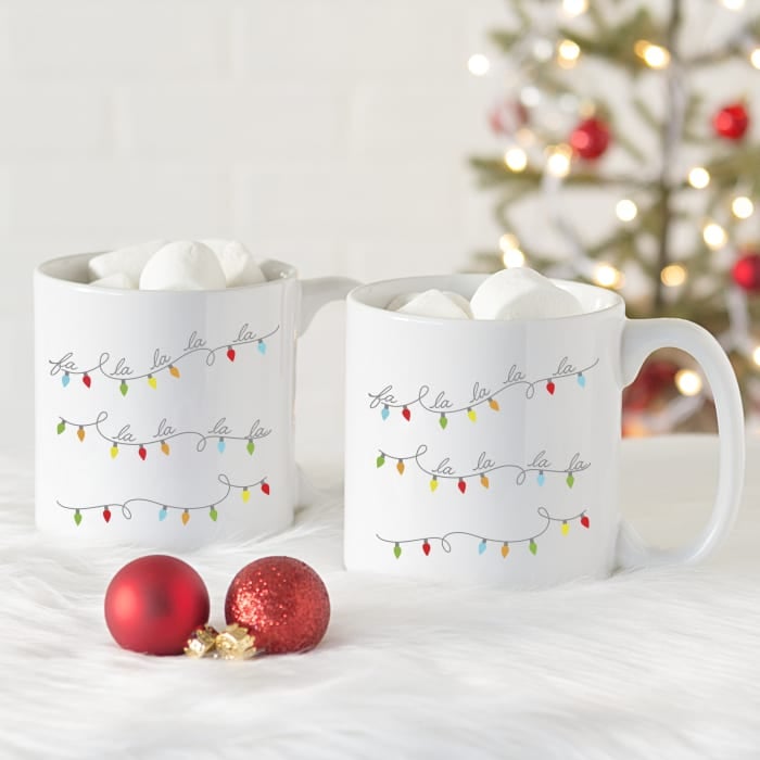 Fa La La Coffee Mug Set