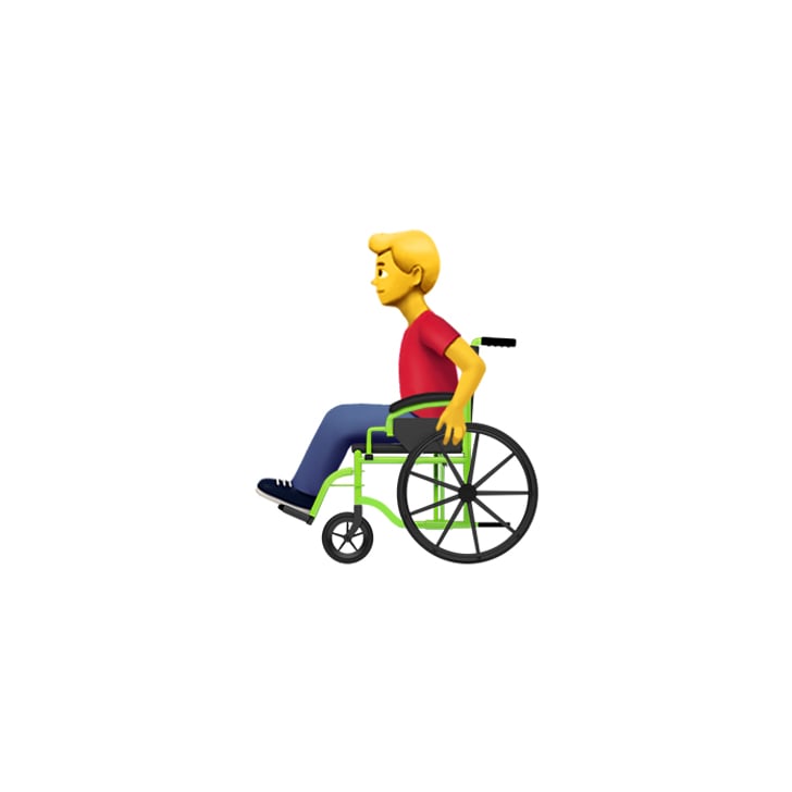 "Person in Manual Wheelchair (Male)"