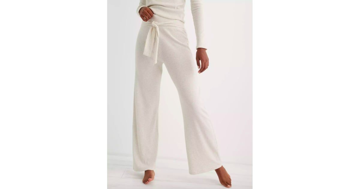 Aerie Ribbed Wide Leg Pant Outfits I Wear to Ease My Acid Reflux Pain POPSUGAR Fitness Photo 4