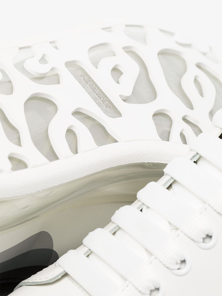 Alexander McQueen White 3D Oversized Sneakers