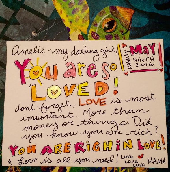 Mom's Inspirational Notes in Daughter's Lunch After Dad Dies