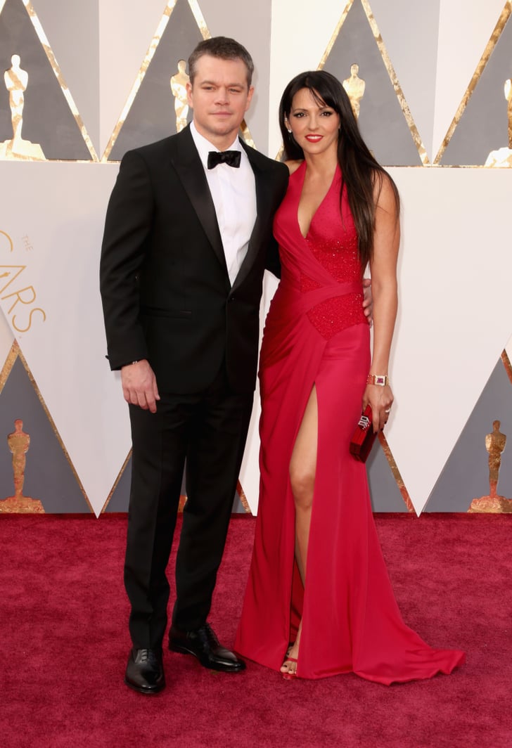 Matt Damon at the Oscars 2016 POPSUGAR Celebrity Photo 4