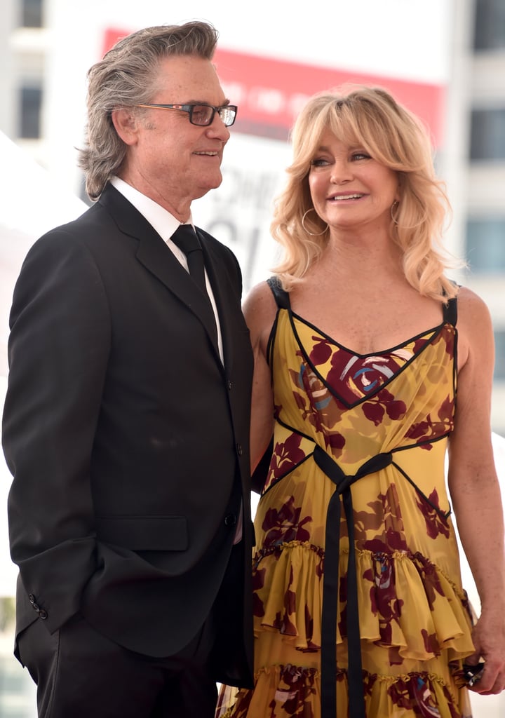 Goldie Hawn and Kurt Russell at Hollywood Walk of Fame 2017