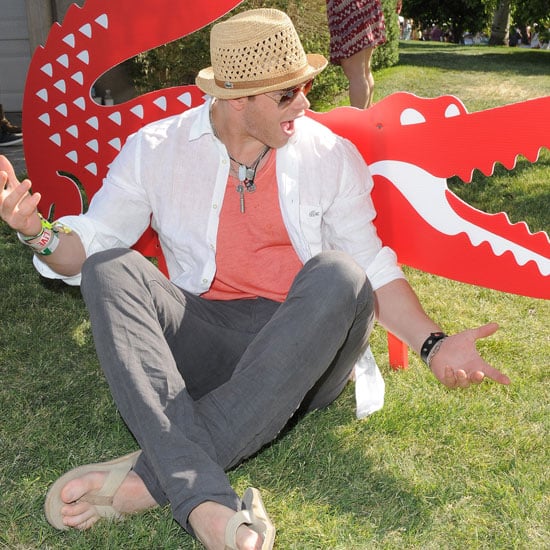Kellan Lutz partied with Lacoste in 2011.