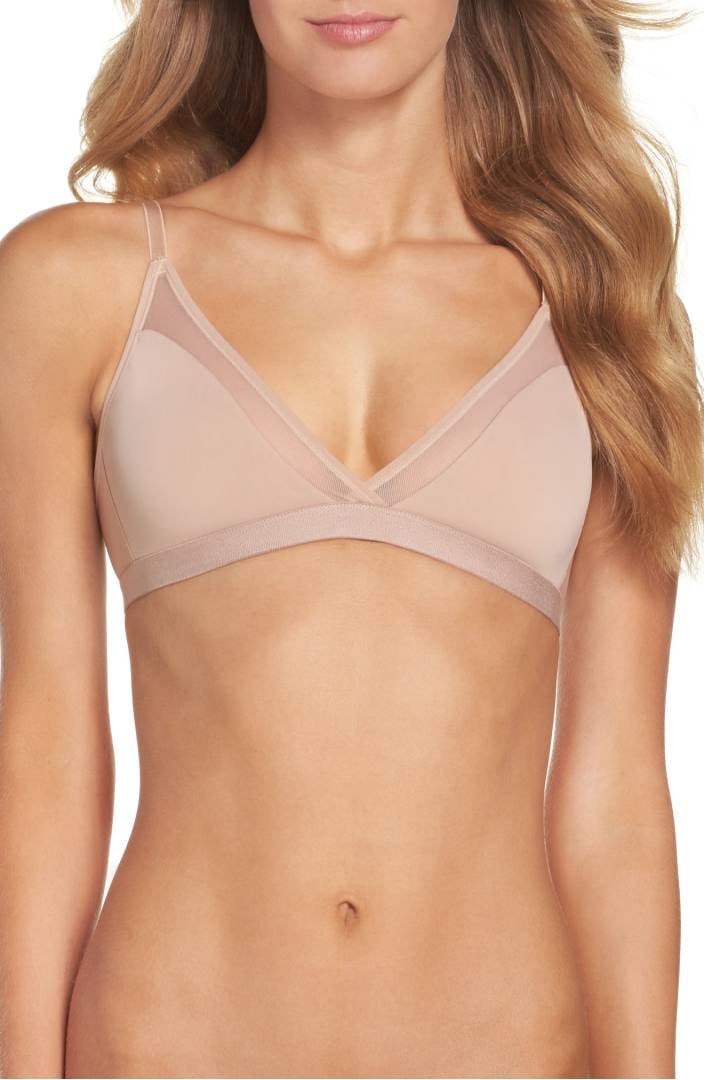 Calvin klein Triangle Sculpted Triangle Bra Beige