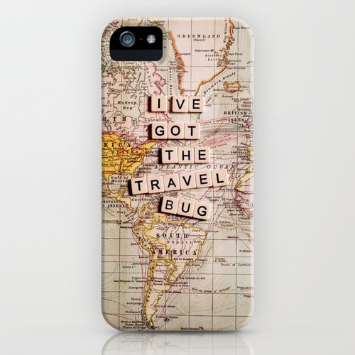 Got the travel bug? Then this fun map iPhone case ($35) is the one for you.