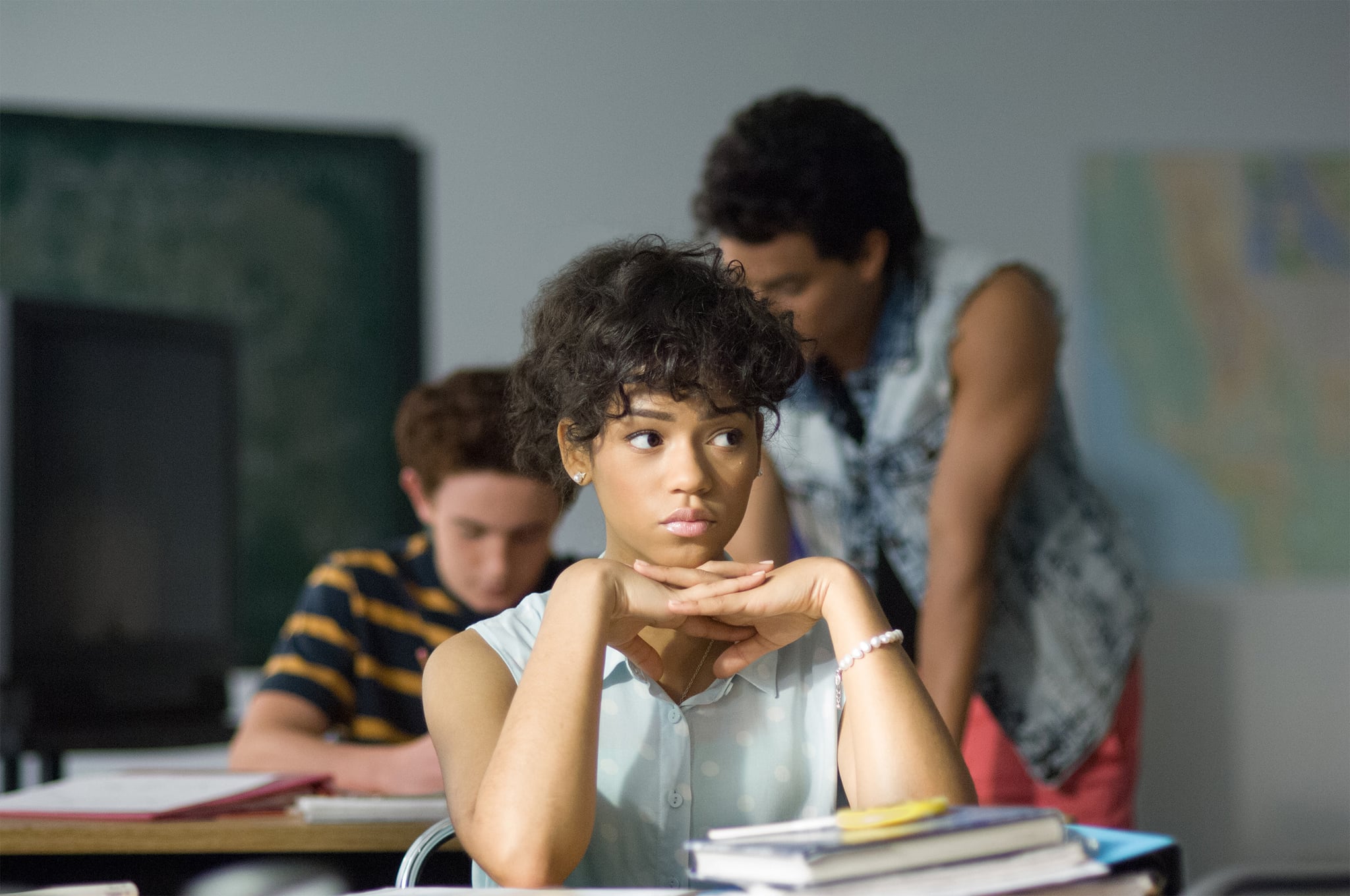 THE UNAUTHORIZED SAVED BY THE BELL STORY, l-r: Sam Kindseth (as Dustin Diamond), Taylor Russell McKenzie (as Lark Voorhies), Julian Works (as Mario Lopez),  2014. ph: Sergei Bachlakov/Lifetime/courtesy Everett Collection