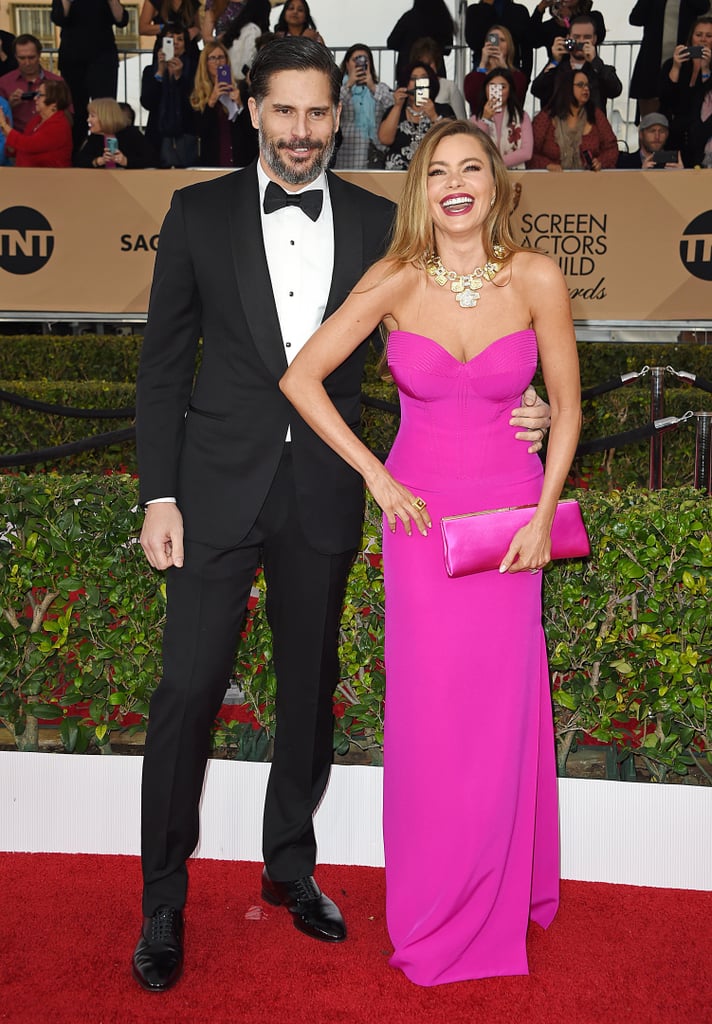 Sofia Vergara and Joe Manganiello at the SAG Awards 2016