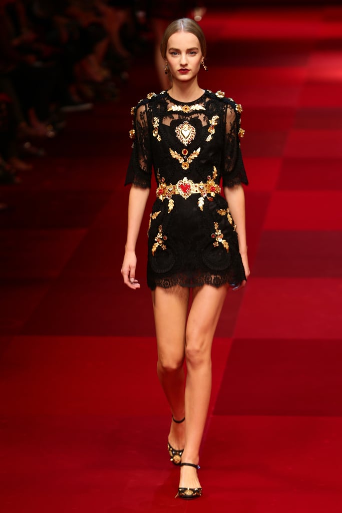 Dolce and Gabbana Spring 2015 Milan Fashion Week Show | POPSUGAR ...