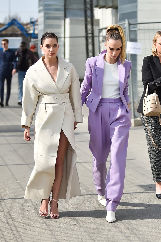 Cara Delevingne and Ashley Benson's Outfits in Milan