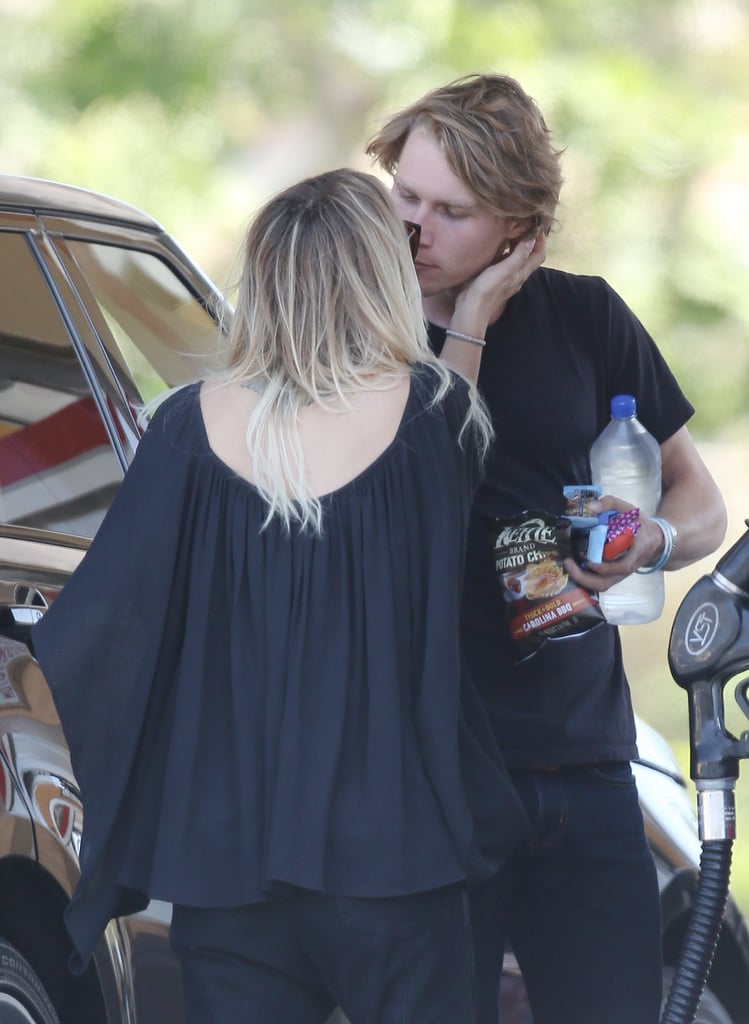 Kaley Cuoco Kissing Her Boyfriend in LA May 2016
