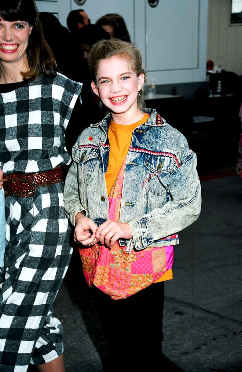 Anna Chlumsky rocked a denim jacket.