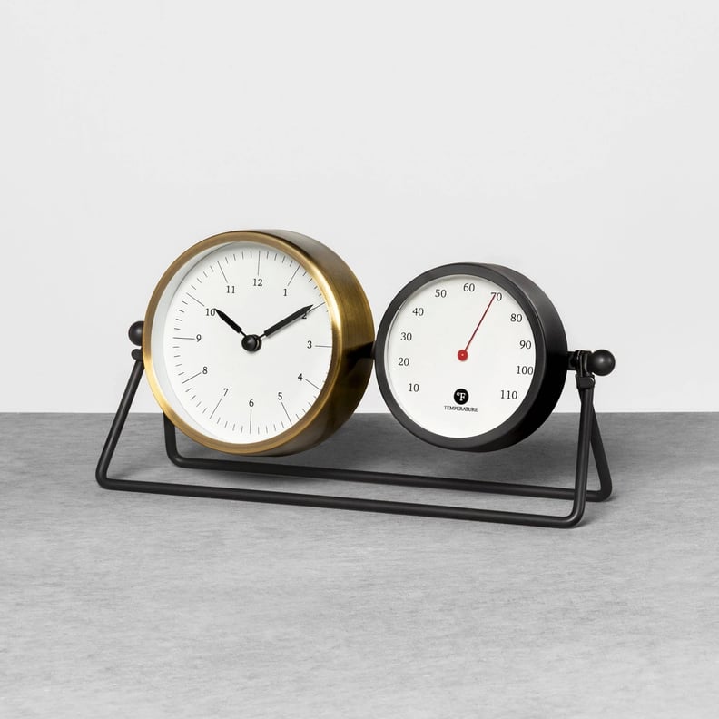 Table Clock and Thermometer